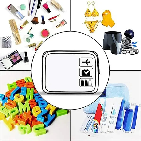 Clear Box Cosmetic Makeup Set Waterproof Handbag