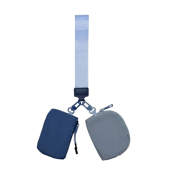 Multi-functional waterproof nylon wrist pouch