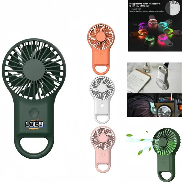 Mini USB Rechargeable LED Light Fan