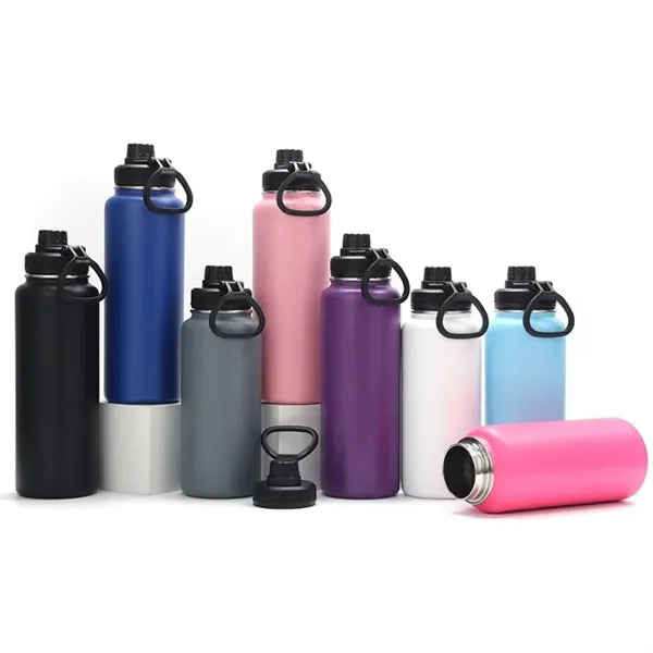 18oz. Portable Leak Proof Stainless Steel Bottle Handle