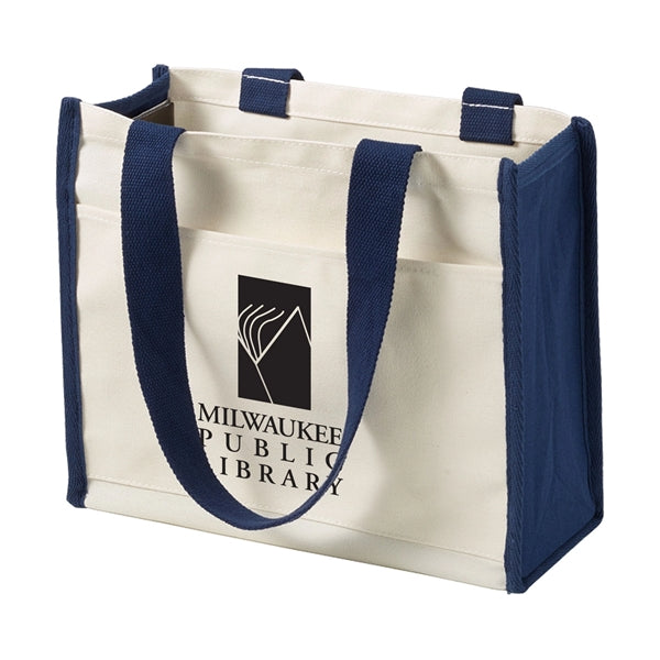14 oz. Cotton Canvas Tote Bag - 11 1/2" H x 14" W x 5 1/2" D