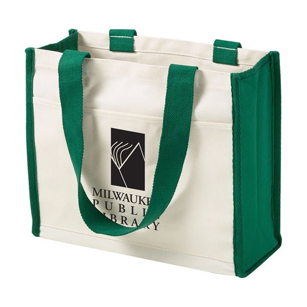 14 oz. Cotton Canvas Tote Bag - 11 1/2" H x 14" W x 5 1/2" D