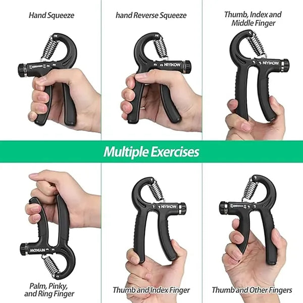 Hand Grip Strengthener, Adjustable Resistance 11-132Lbs