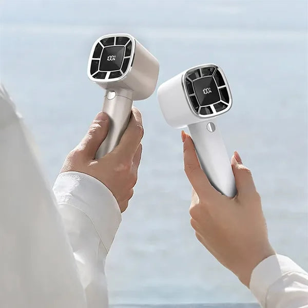 Portable Handheld Digital Display Fan