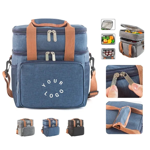 Double-Layer Insulated Oxford Cooler Bag