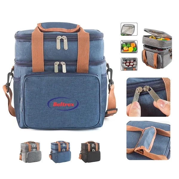 Double-Layer Insulated Oxford Cooler Bag
