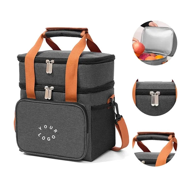 Double-Layer Large-Capacity Cooler Bag