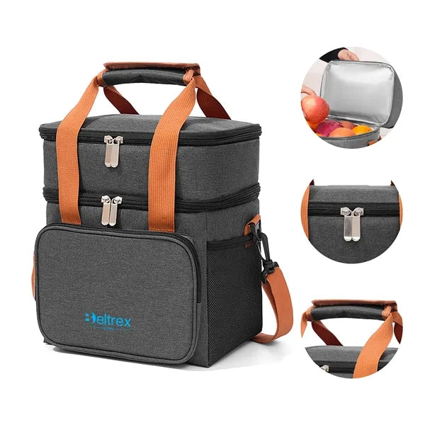 Double-Layer Large-Capacity Cooler Bag