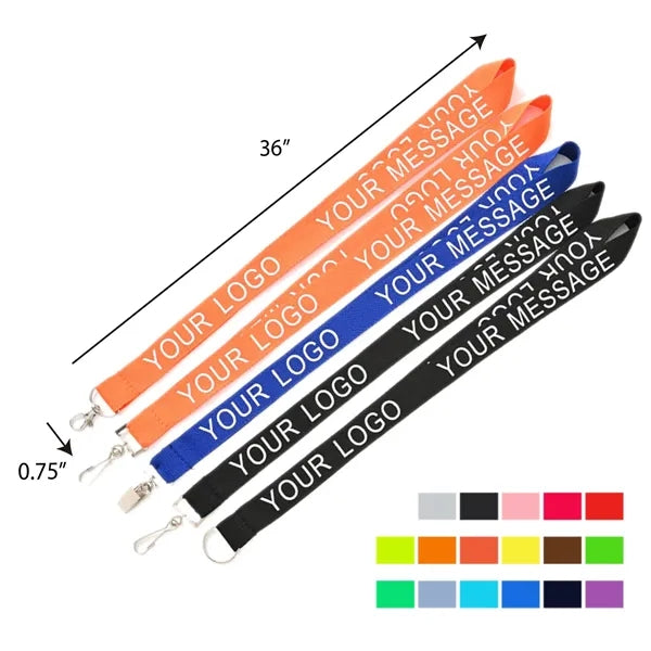 Full Color 3/4" Lanyard w/ Breakaway Release