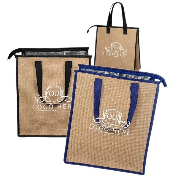 Jute Cooler Tote