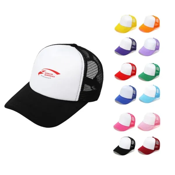 Breathable Mesh Trucker Cap Adjustable Sun Protection Hat