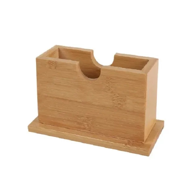 Bamboo Tissue Box Hotel Restaurant Desk Napkin Holder