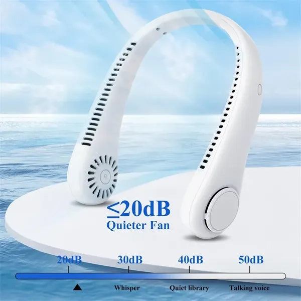 Rechargeable Bladeless Wearable Neck Fan Soft