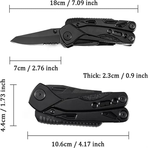 Outdoor Folding Multitool Plier Knife