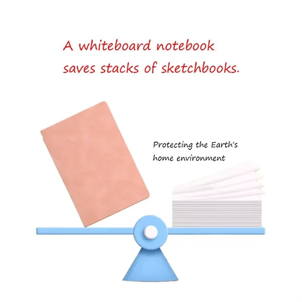 A5 Erasable and Removable Whiteboard Notebook