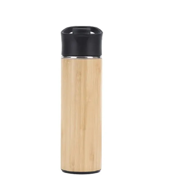 Bamboo Stainless Steel Vacuum Insulated Water Bottle