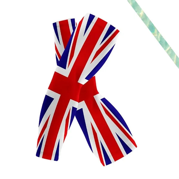 Seamless Polyester Cooling Compression National Flag Sleeves