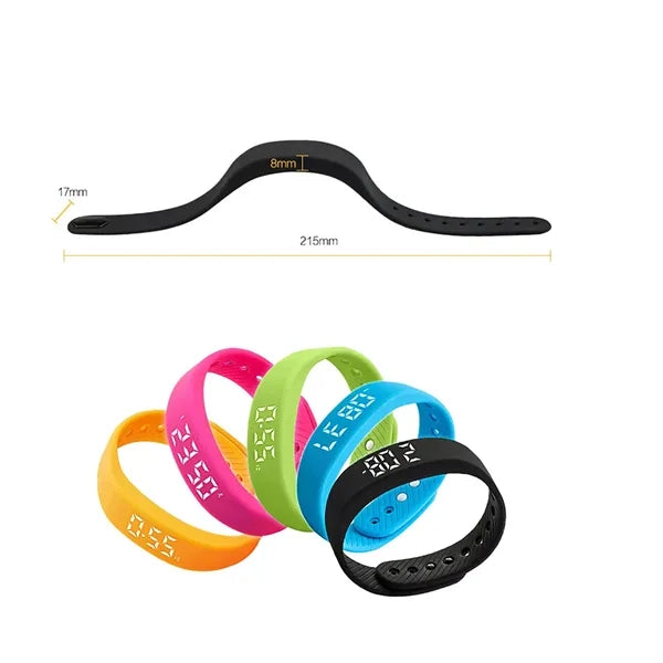 Sports Smart Silicone Watch Pedometer