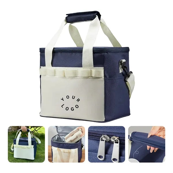 Large-Capacity Insulated Picnic Cooler Bag