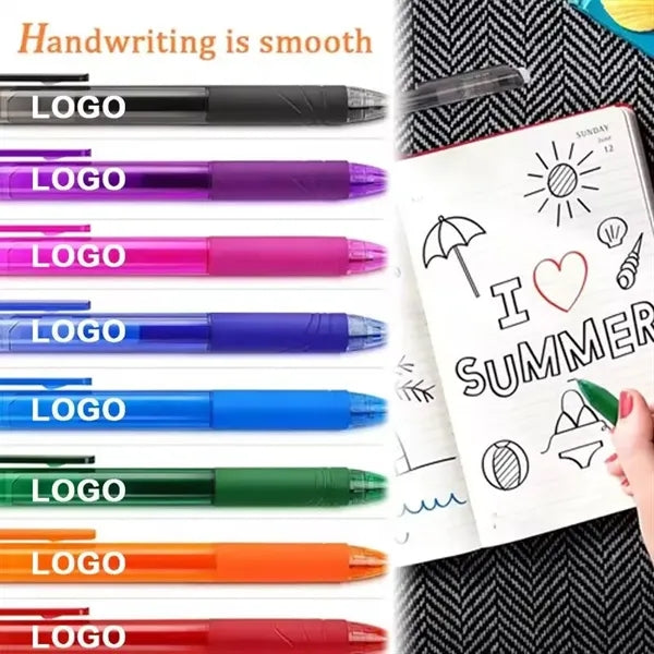 Erasable Refillable Retractable Gel Ink Pen