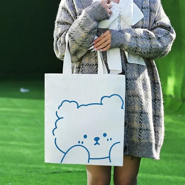 Tote Bag Cute Cottage Canvas,Tote for Women
