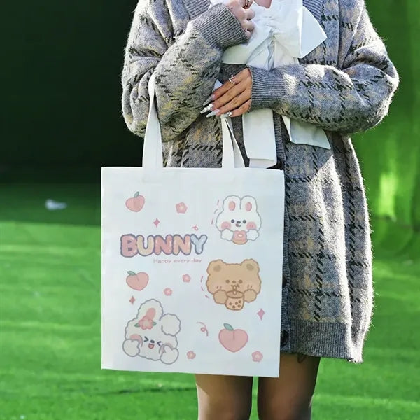 Tote Bag Cute Cottage Canvas,Tote for Women