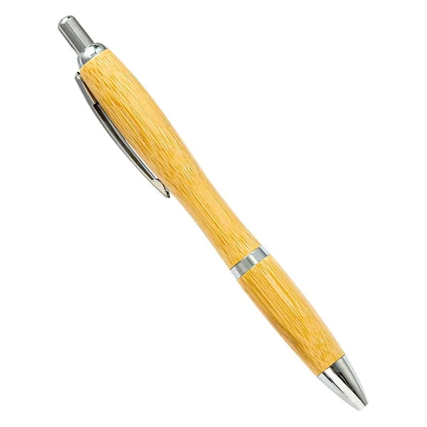Bamboo Barrel Ballpoint Pen