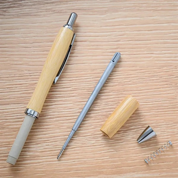Bamboo Barrel Ballpoint Pen