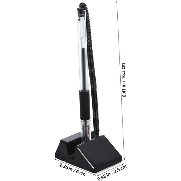 Secure Counter Desktop Pens with Holder
