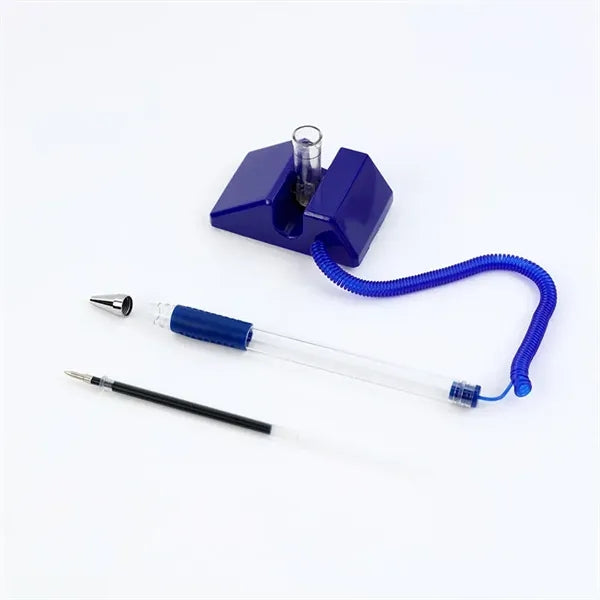 Secure Counter Desktop Pens with Holder