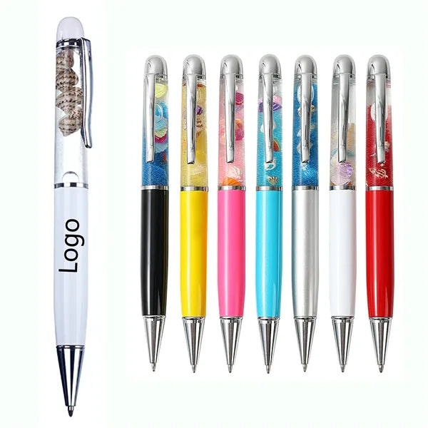 Liquid-Filled 3D Floaters Ballpoint Pen