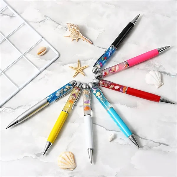 Liquid-Filled 3D Floaters Ballpoint Pen