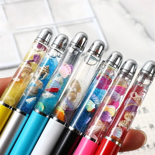 Liquid-Filled 3D Floaters Ballpoint Pen