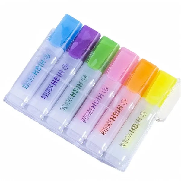 Chisel Tip Highlighter 6-Piece Set