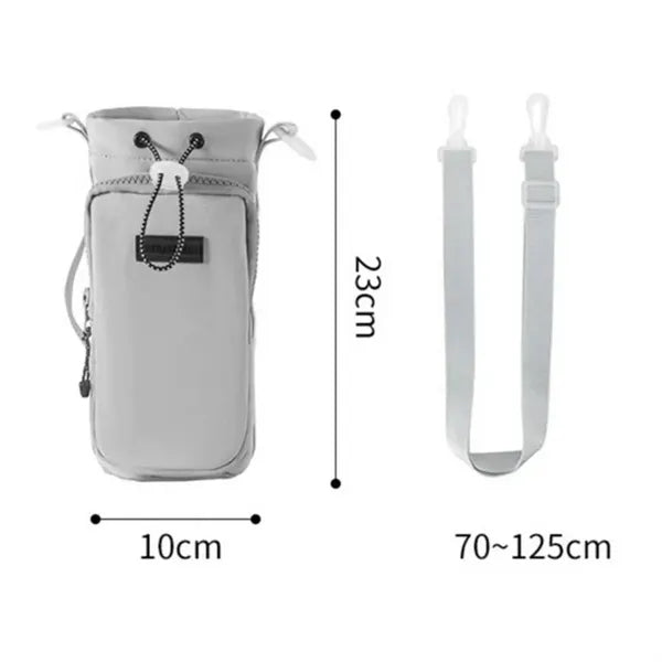 Waterproof Water Bottle Holder Bag with Phone Pocket
