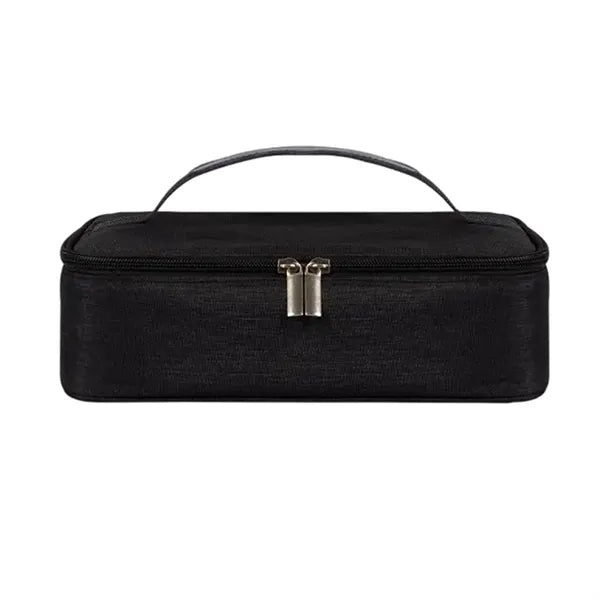 Insulated Oxford Cooler Bag with Leather Handle