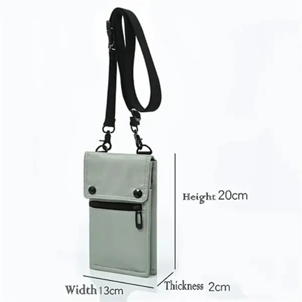 Nylon Crossbody Mobile Phone Pouch