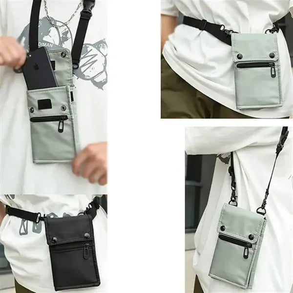 Nylon Crossbody Mobile Phone Pouch