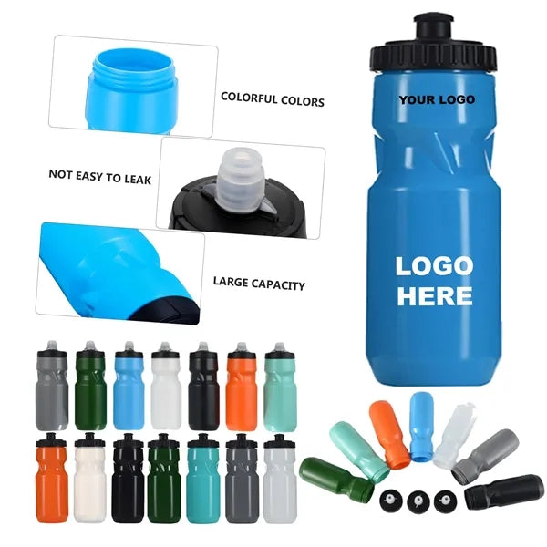 24 oz Bicycle Squeeze Water Bottle