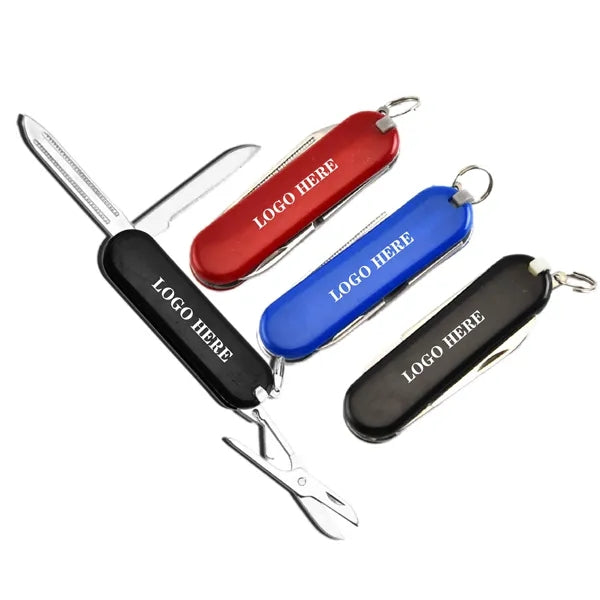 Compact 7 Function Pocket Knife with Small Blade
