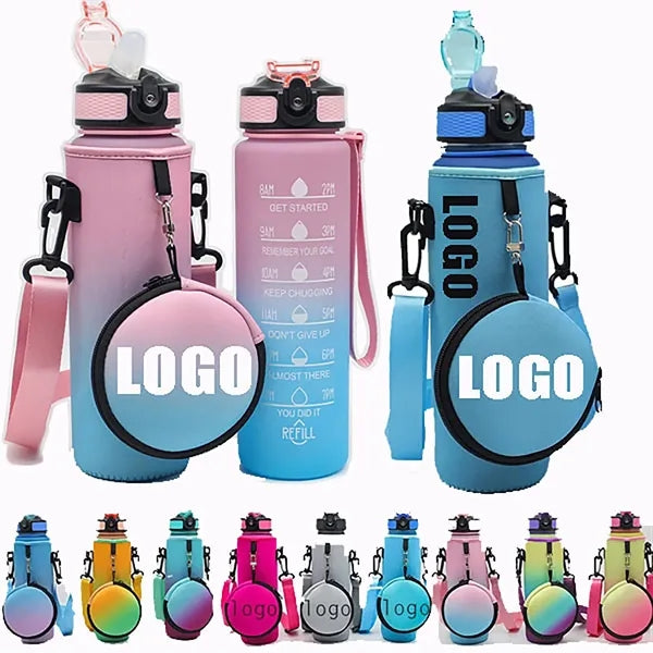 32 Oz Water Bottle Sleeve With Money Pocket