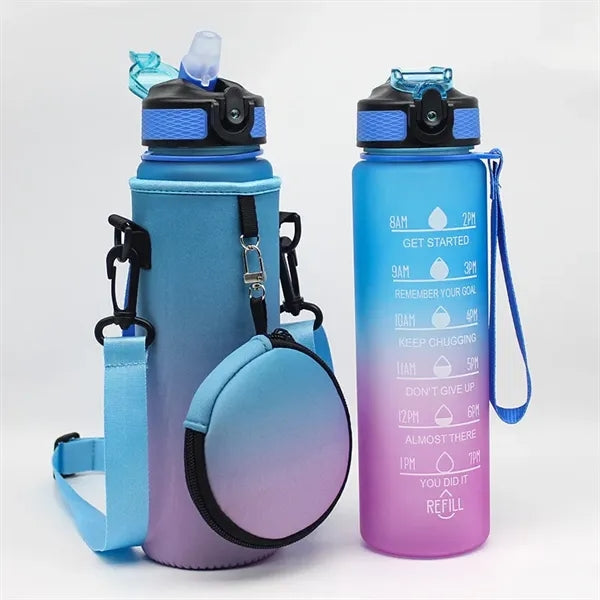 32 Oz Water Bottle Sleeve With Money Pocket