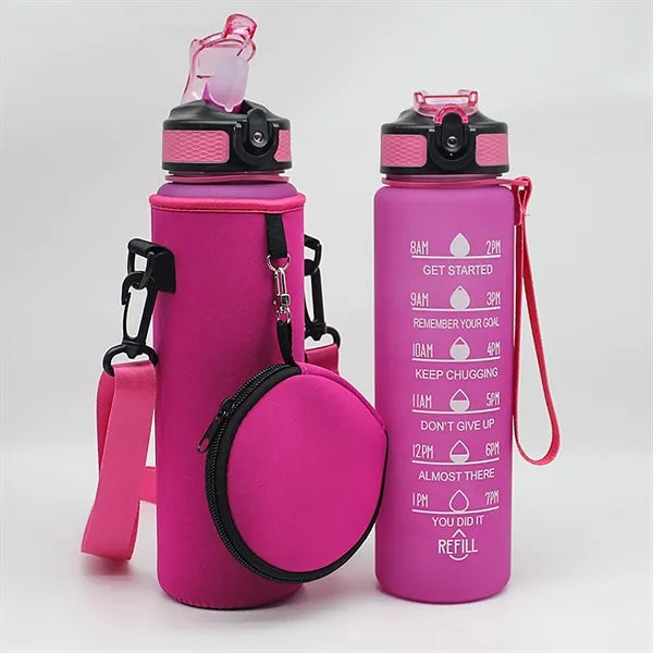 32 Oz Water Bottle Sleeve With Money Pocket