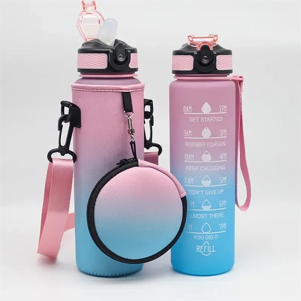32 Oz Water Bottle Sleeve With Money Pocket