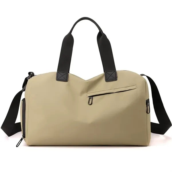 Foldable Travel Duffel Bag Tote with Shoe Compartment