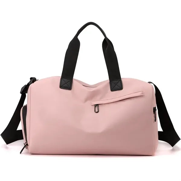 Foldable Travel Duffel Bag Tote with Shoe Compartment