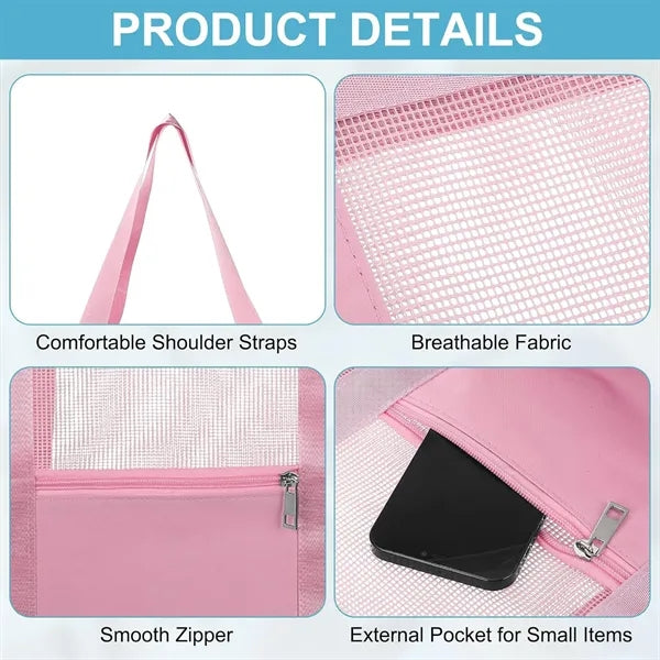 Mesh Beach Tote Bag