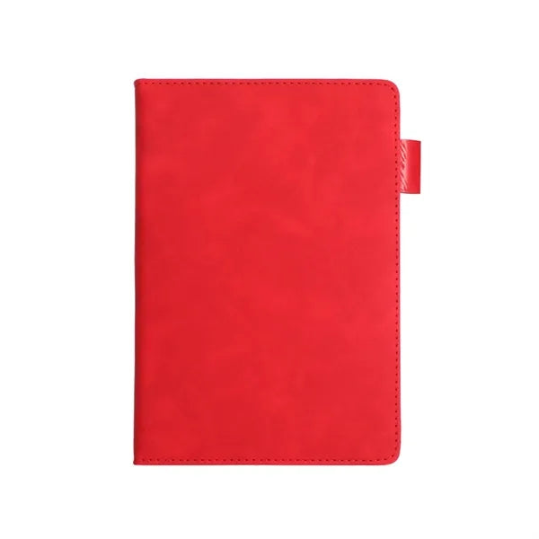 Soft PU Leather Cover Notebook with Pen Loop