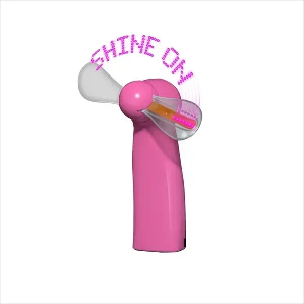 Pre-Programmed Mini Colorful Fan with LED light