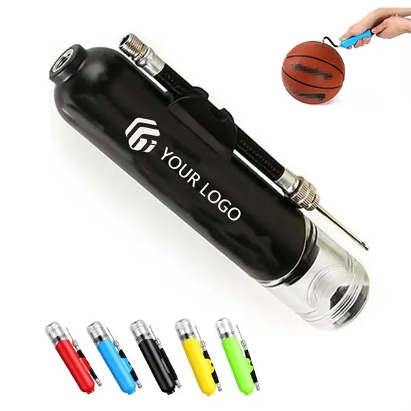 Portable Sports Soccer Basketball Bike Inflate Ball Pump